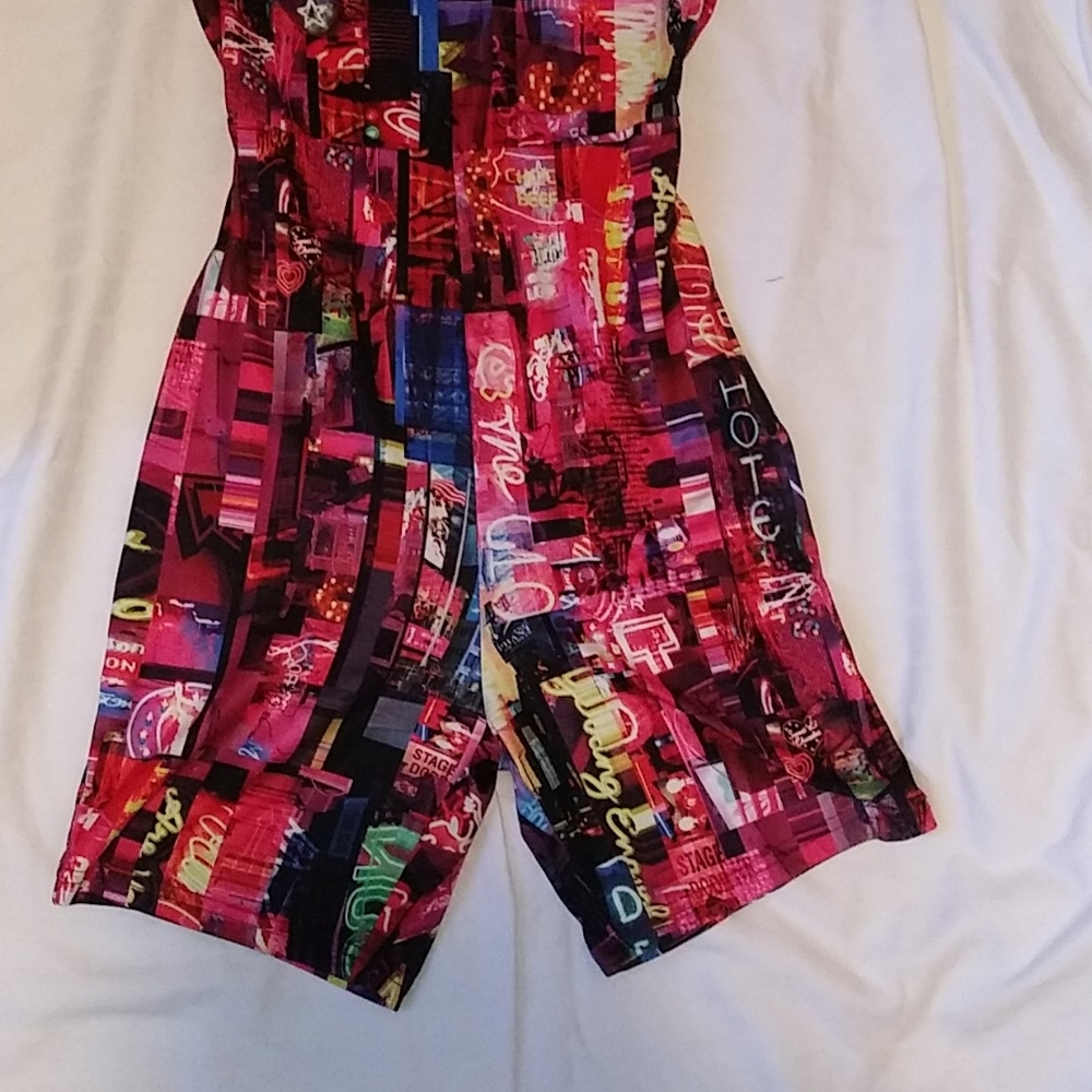 🔥🌈 Vibrant City Lights Romper - Picture 6 of 6